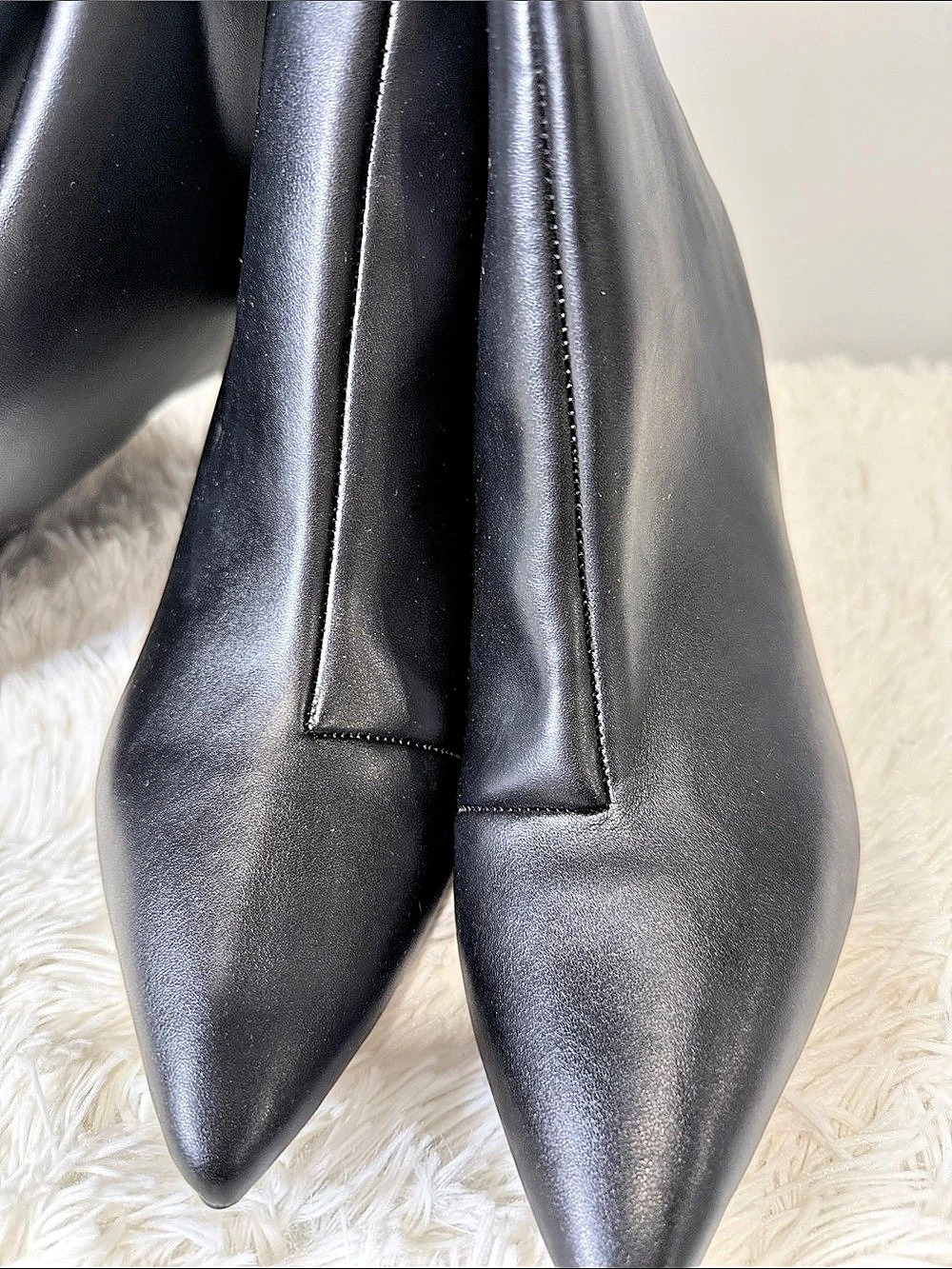 INC International Concepts Rajelp Over-the-Knee Pointed-Toe Boots Black US 12 - Picture 3 of 10